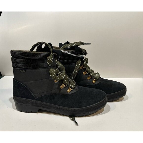 Keds Camp Boot NWOT Suede & Splash Twill w/ Thinsulate Women Size 9.5 US - Picture 2 of 12